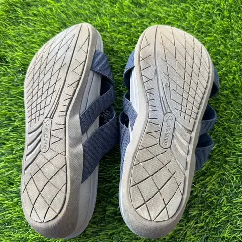 Baretraps Navy Strappy Diana Slide Sandals Size 8M