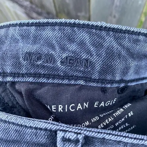 American Eagle  Black Mom Jeans | 0