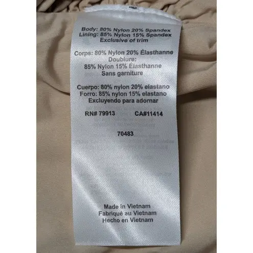 A pea in the pod Maternity Swimsuit Coquette Ditsy Floral Ruffle Deep V Large