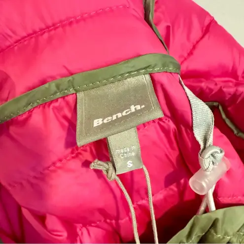 Bench HOT PINK PACKABLE QUILTED JACKET SIZE SMALL