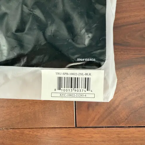 Truekind Daily Comfort Wirefree Shaper Bra Black Everyday Support Size XXL