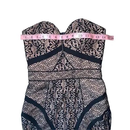 Bariano Australia Lace Overlay Gown