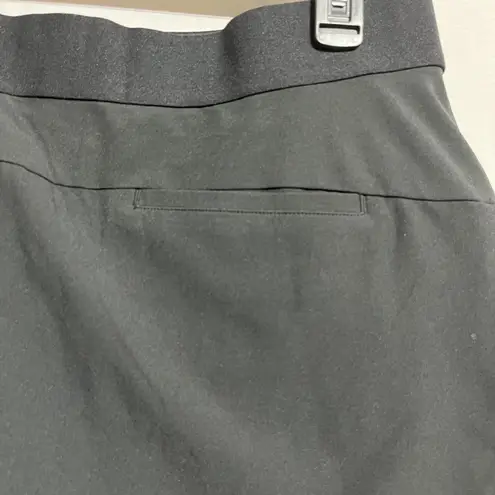 Greg Norman Skirt Skort Women's XL Black Stretch Dark Wash Performance Pull On