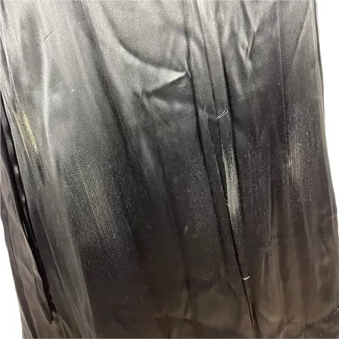 Vintage 50's R.H. White’s Boston Women’s Long Maxi Black Fur Coat Size Small