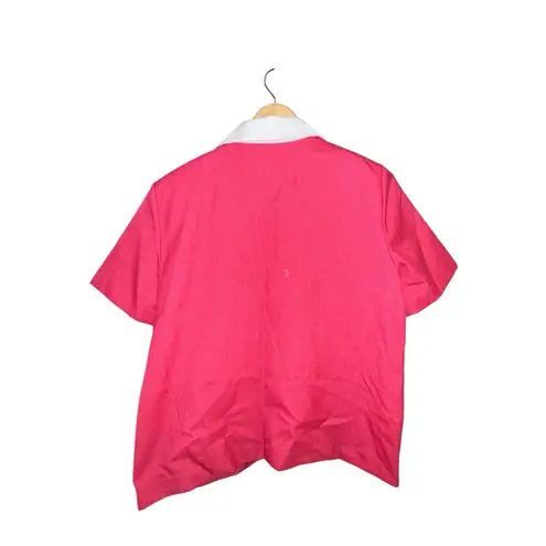 Alfred Dunner Vintage 1990’s Women’s Button Front Top 12 Petite Pink Size 12P