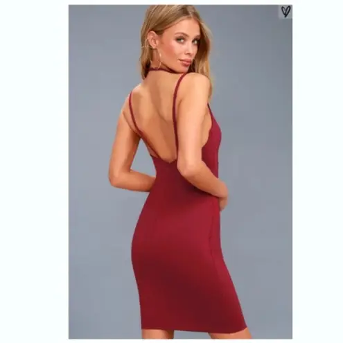 ✨ Strappy Midi Bodycon Formal/Party Dress✨ Red