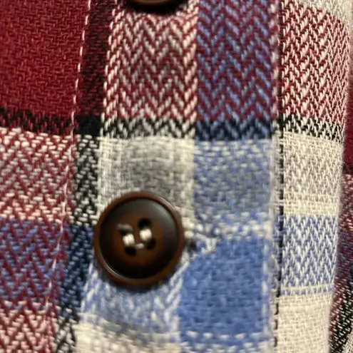 Moon River Anthropologie Plaid Belted Wide Leg Cropped Jumpsuit Size Small NWOT