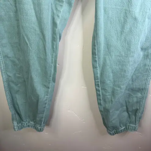 American Eagle Olive Green Jogger Pants Women Size 8 Cargo Drawstring Waist