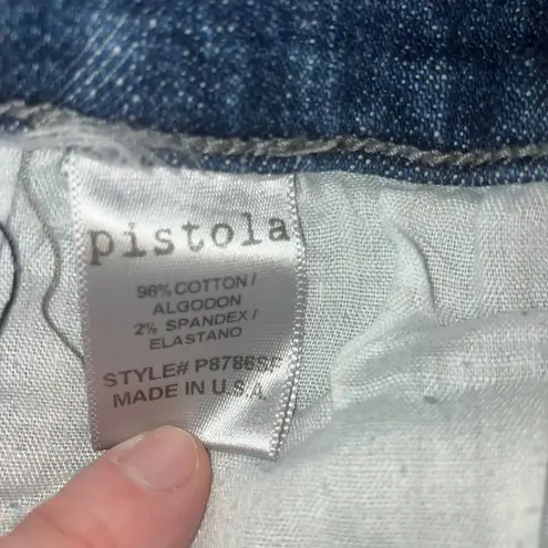 Pistola Women’s Audrey Mid-Rise Skinny Ankle Raw Hem Jean-28