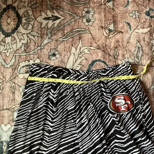 NFL Zubaz  Unisex San Francisco 49ers Zebra Outline Comfy Pants M - Image 4