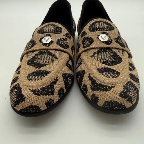 Vivaia Eloise Minimalist Old Money Penny Loafers Knit Comfort Leopard 7