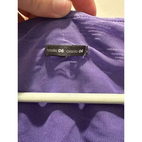 Oiselle Violet Purple Rabbit Tank Swing Dress Breathable Stretchy Size 6 Medium