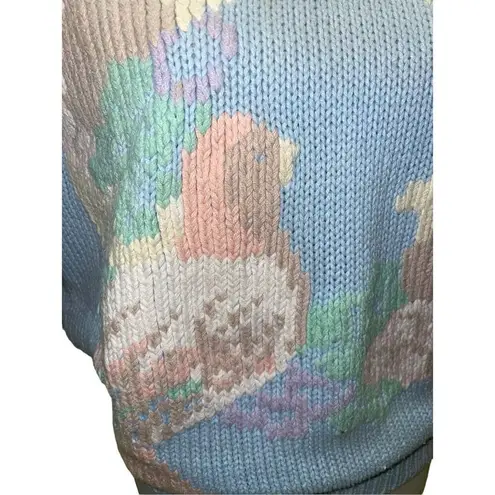 The Eagles Eye Vintage Light Blue Sleeveless Sweater Size Medium