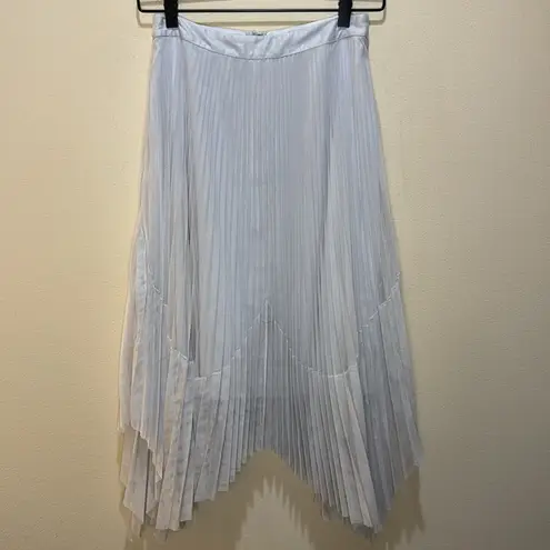 ALLSAINTS Lerin Midi Skirt - Light Gray Size 0