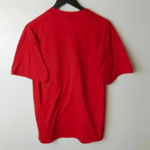 90s Vintage SCHS T Shirt Single Stitch High School Graphic Tee Red Large L Logo