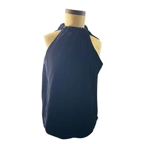 Boden USA Boden Navy Blue Velvet Halterneck Top Size 8