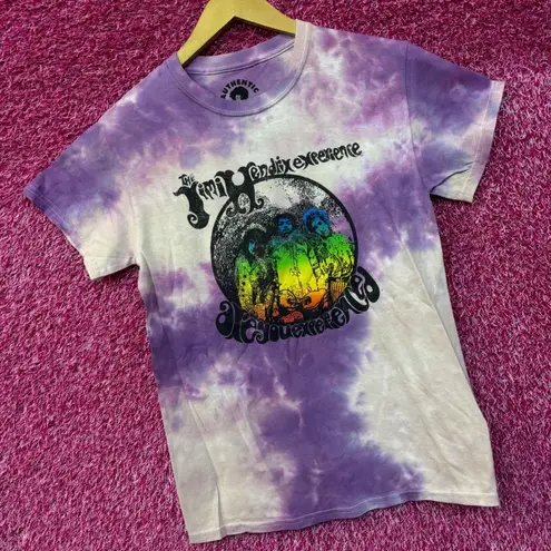 Jimi Hendrix Experience Women’s Tie-Dye Rock T-shirt size Large