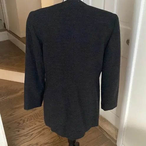 Christian Dior  Open Front Gray Blazer Size 8