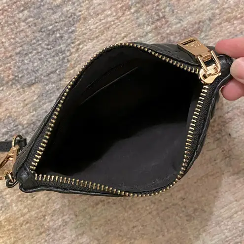 Badgley Mischka Badgley Mischa Quilted Black Wristlet