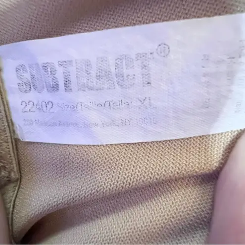 SUBTRACT Waist Control Thigh Slimmer Shapewear Shorts with Lace Size XL Nude Tan