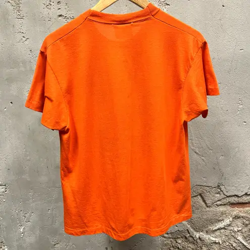 Vintage 1989 FreeStyle Fun Wear Halloween Ghost Orange T