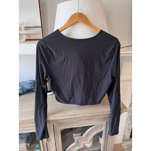 NWT Calia Ruched Rash Guard In Black Size Large