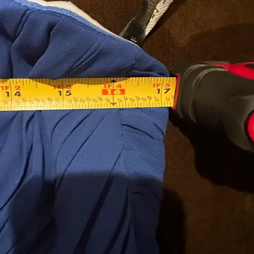 Bill Levkoff Blue Wedding Evening Cocktail Party Maxi Strapless Dress S…