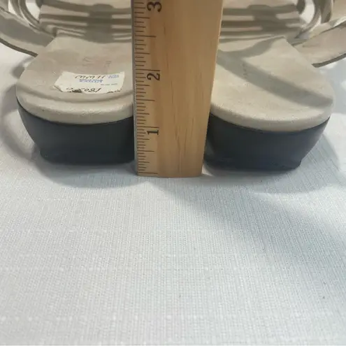 Munro Darian II Strappy Sandals Beige & Gold Women’s Size 11 WW