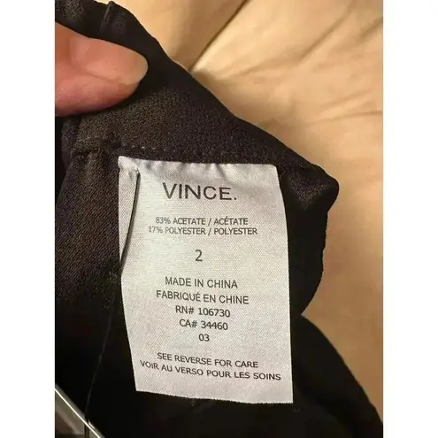 Vince  Black Trousers Size 2