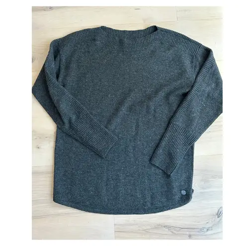 Royal Robbins Womens Wool Sweater Size XS Gray Lightweight Layering
