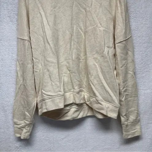 Fabletics  Cream Long Sleeve Pullover Sweater Size L‎ - Image 3