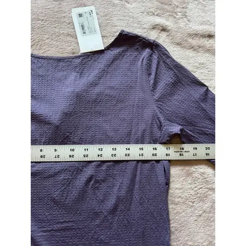 Hugo Boss Women's Jersey 515 Med Purple V-Neck 3/4 Sleeve Size M NWT