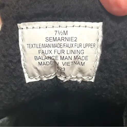 Easy Spirit Black Grey Marnie2 Faux Shearling Lined Ankle Boots NIB 7.5 Marnie 2