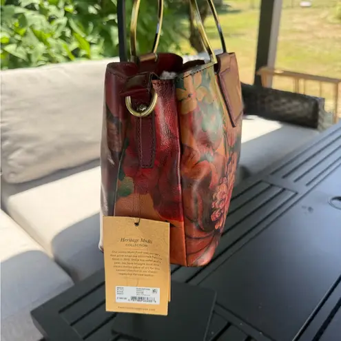 Patricia Nash Heritage multi collection EMPOLI floral satchel