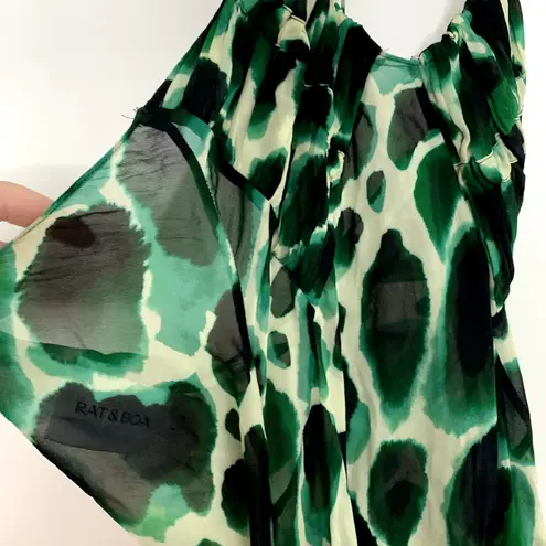 Rat & Boa Vivi Maxi Dress Womens Green New Large