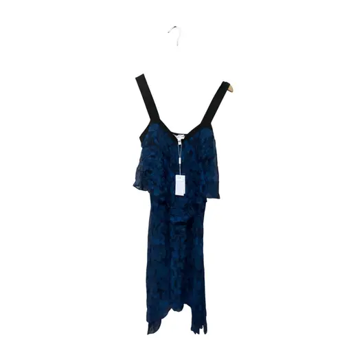 Derek Lam 10 Crosby Cami Midi Silk Dress Size 4 Blue