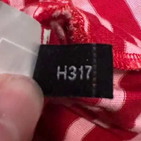 Kate Spade - Pink and Red Stripe Ruffle  Knit Top, XS - Image 6