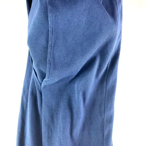 NSF Collins Ribbed Short Sleeve Slit Midi Bodycon Dress in Deep Sea Blue Medium