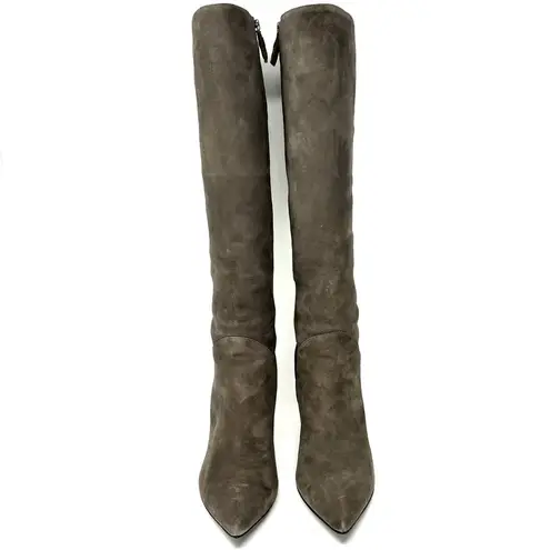 via spiga grey suede boots, size 8.5