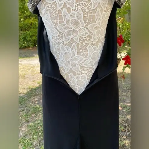 Montorio Knitwear Full Length Beaded Black Evening Formal Gown Dress Elegant M Size undefined