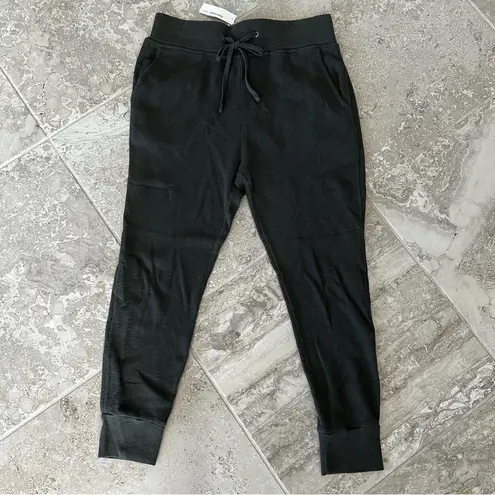 James Perse NEW Joggers Thermal Knit Drawstring Abyss Green Size M Retail $154