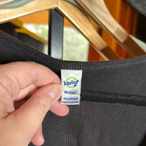 Vintage Kavio Tahyo Tavern Black Sleeveless Muscle Ribbed Tee Size XL