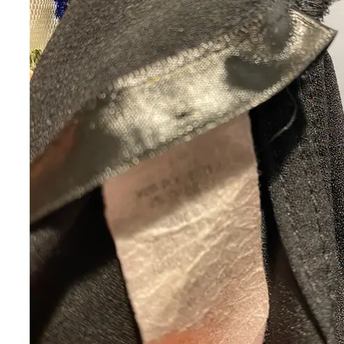 Vintage Black Romper Plunge V