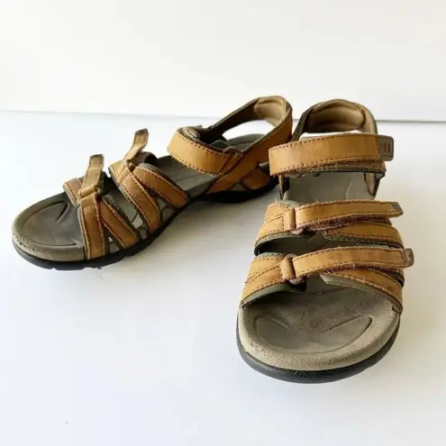 LL BEAN Tan Boothbay Water Outdoor Sandals Womens 6 Gorpcore Hiking Camping