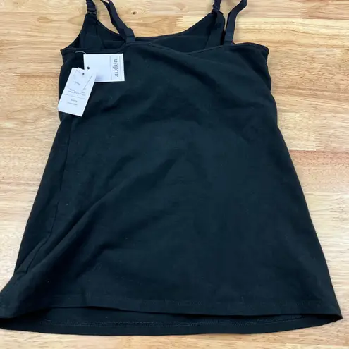 Auden Women's Black Unlined Nursing Cami With Nursing Clips