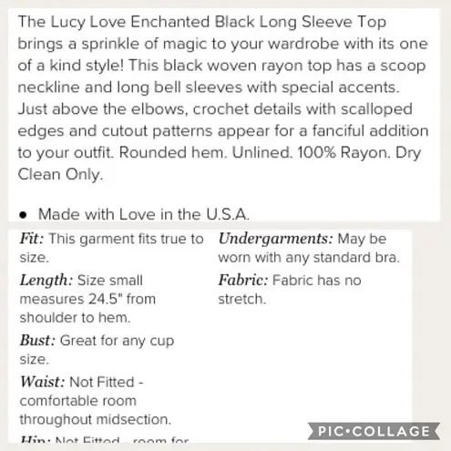 Lucy Love 💕💕 Bell Long Sleeve Flare Top