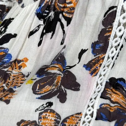 re:named Floral Boho Long Sleeve Mini Tunic Dress Size S