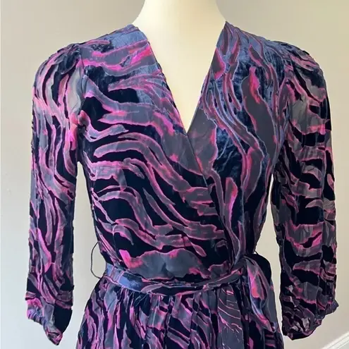 Johnny Was Tavi silk blend midi dress NWT color: Streaks Of Virana