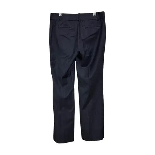 J. Crew Women's 0 Black City Fit Wool Cropped Trouser Pants Super 120's Corpcore