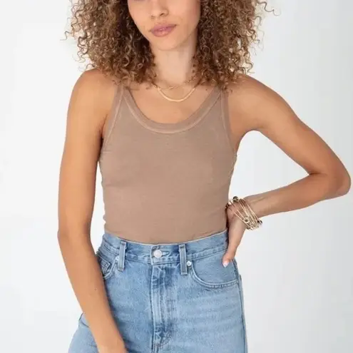 Stillwater 90s Bodysuit in Mushroom Brown